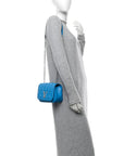 Nappa Quilted Virtus Bag Blue