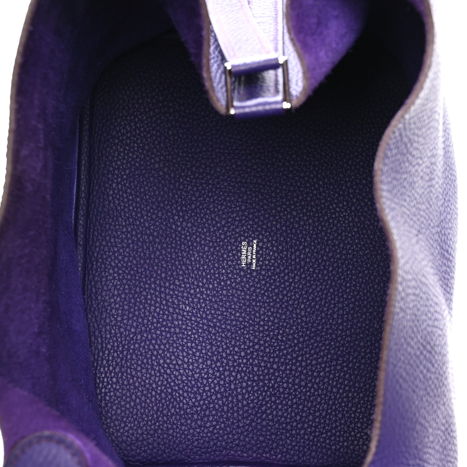 Taurillon Clemence Picotin Lock 26 GM Iris