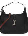 Boarded Dyana Lux Calfskin Medium Jackie 1961 Hobo Black