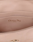 Lambskin Cannage D1OR Talk Phone Pouch Rose Poudre