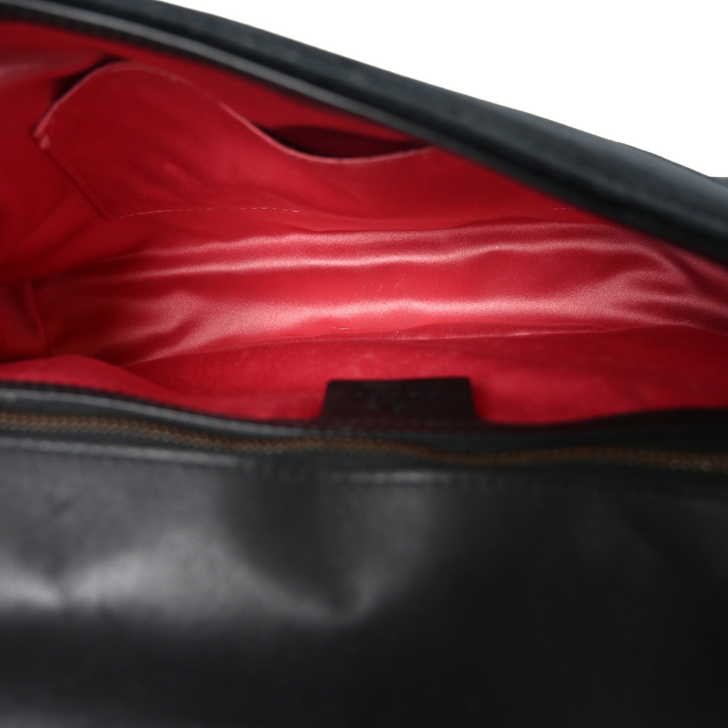 Velvet Matelasse Medium GG Marmont Shoulder Bag Black
