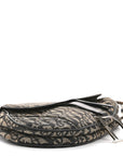 Monogram Saddle Bag Black