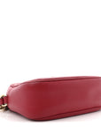 Pebbled Calfskin Small Soho Disco Bag Tabasco Red
