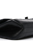 Sheepskin Chevron Quilted 2.55 Reissue 225 Double Flap So Black