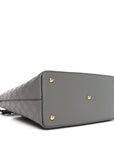 GCCIssima Linea A Foldover Tote Storm Grey
