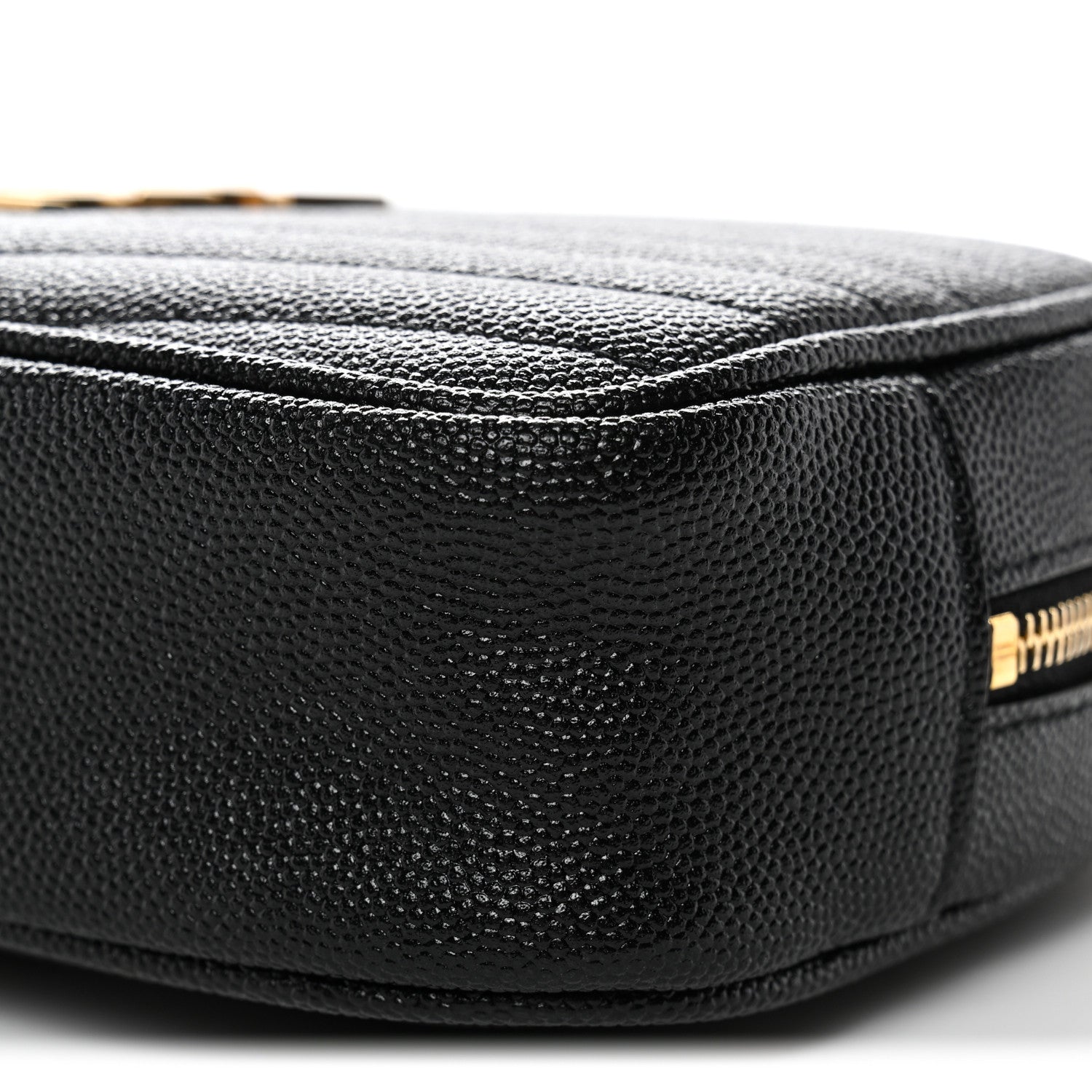 Grain De Poudre Matelasse Monogram Mini Lou Camera Bag Black