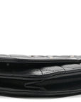 Caviar Quilted CC Filigree Wallet On Chain WOC Black