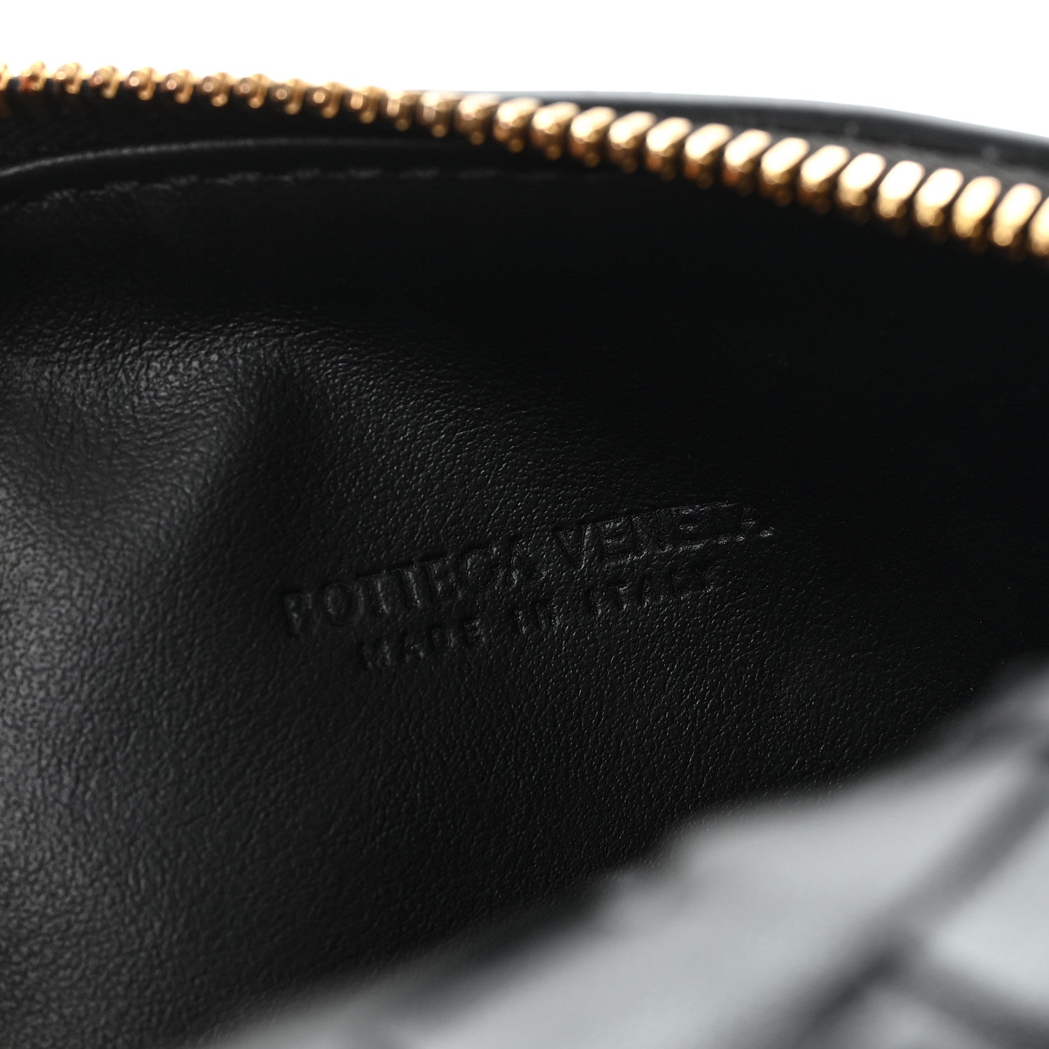 Calfskin Nappa Intrecciato Candy Wallace Black