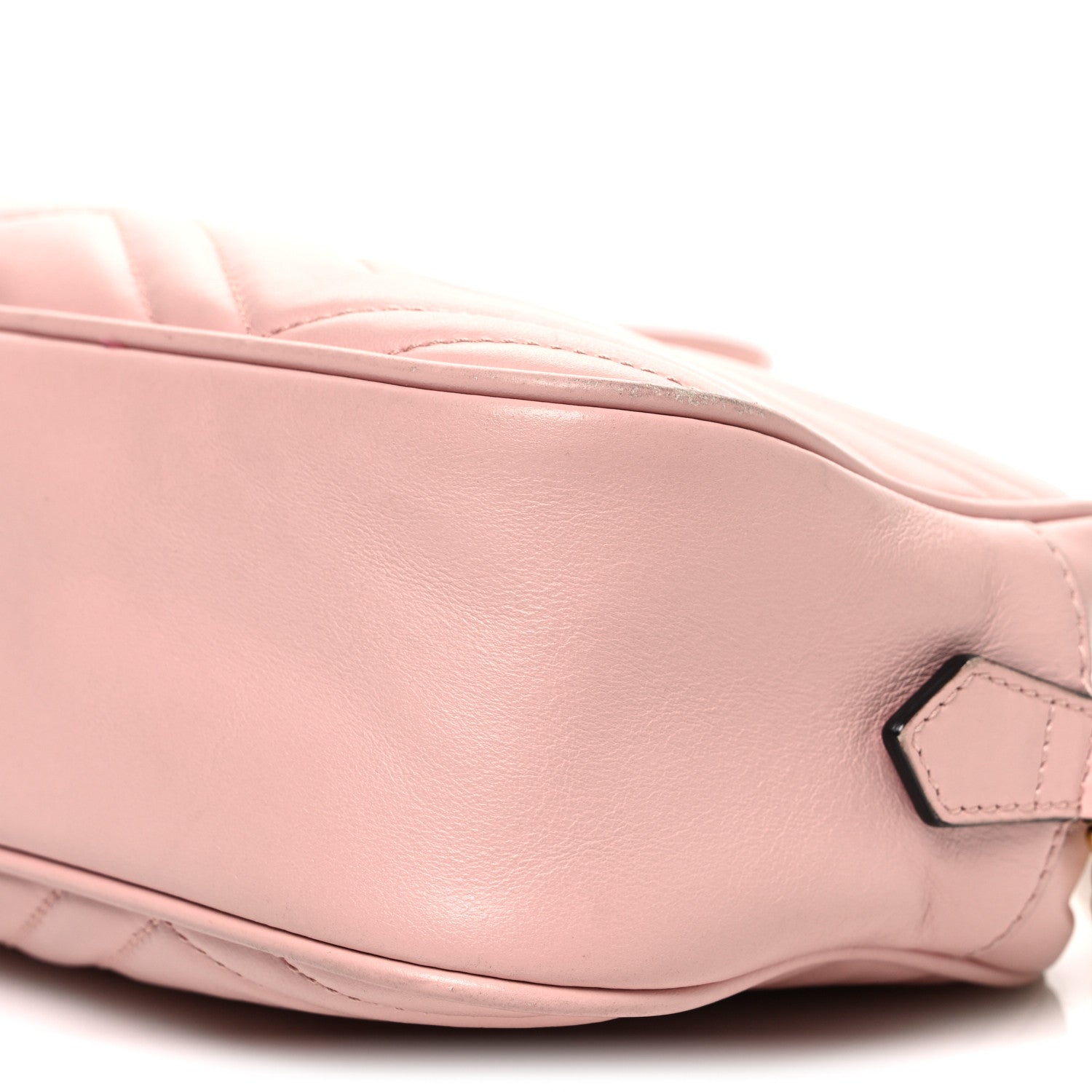 Calfskin Matelasse Small GG Marmont Chain Shoulder Bag Perfect Pink