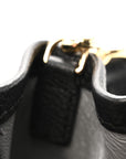 Grained Calfskin Medium The Tote Bag Black