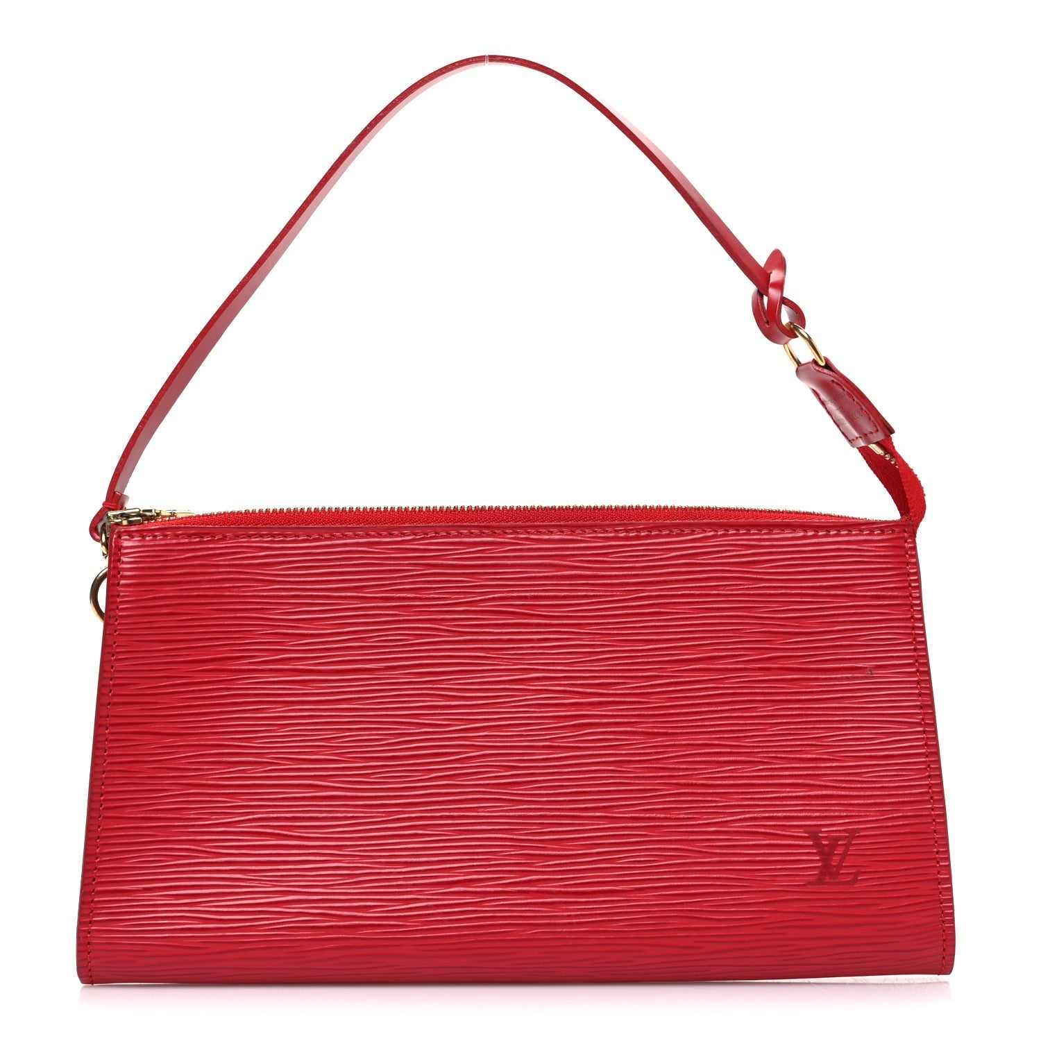 Epi Pochette Accessories 24 Castillan Red