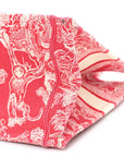 Canvas Embroidered Medium D1ORiviera Toile De Jouy Book Tote Raspberry