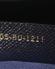Grained Calfskin Saddle Bag Navy