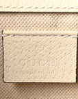 Textured Calfskin Crystal Small Dionysus Shoulder Bag Mystic White