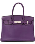 Taurillon Clemence Birkin 30 Ultraviolet