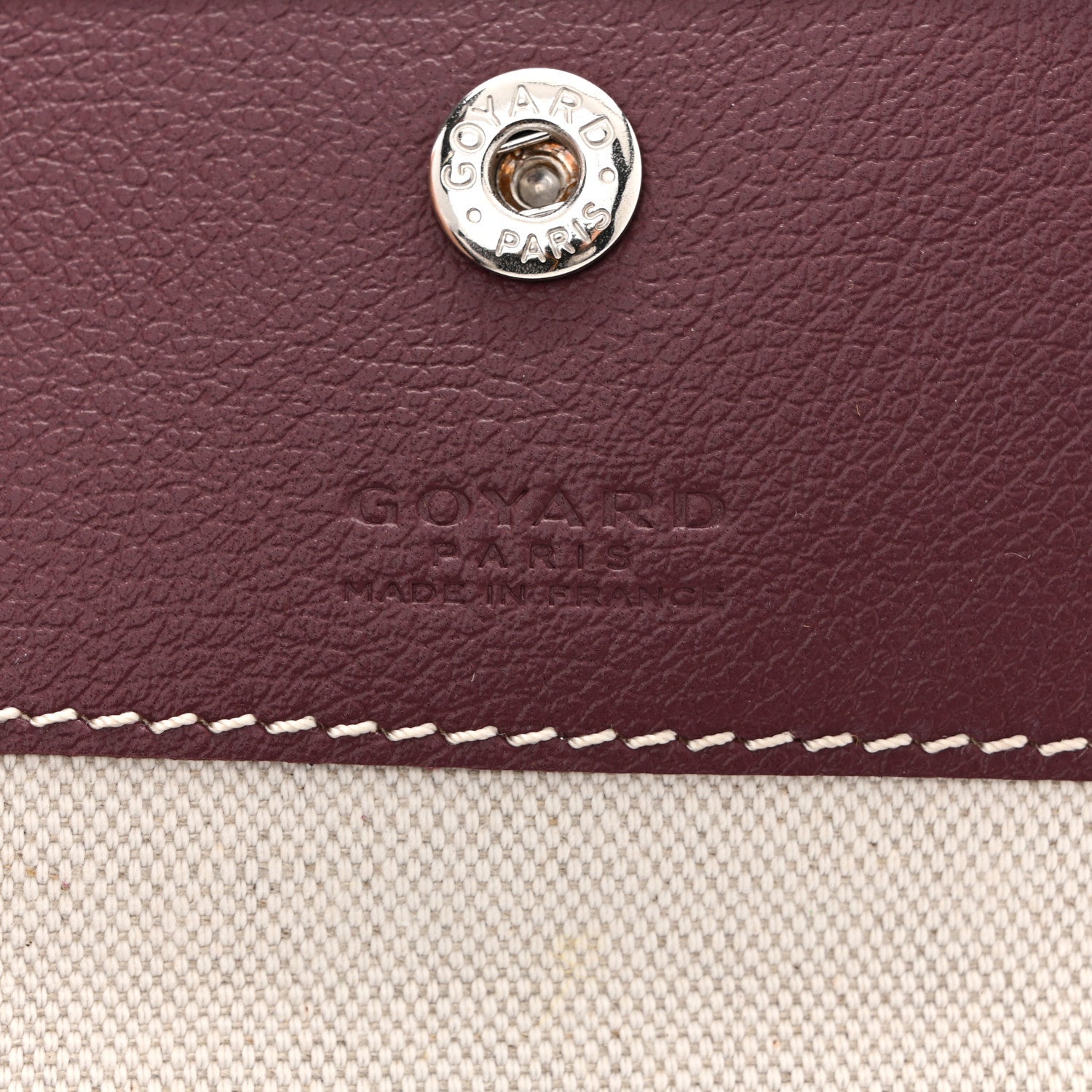 Goyardine Boheme Hobo Burgundy