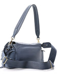 Nappa Medium Explore Shoulder Bag Aviation Blue