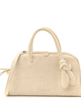 Suede Crocodile Embossed Le Petit Turismo Ivory