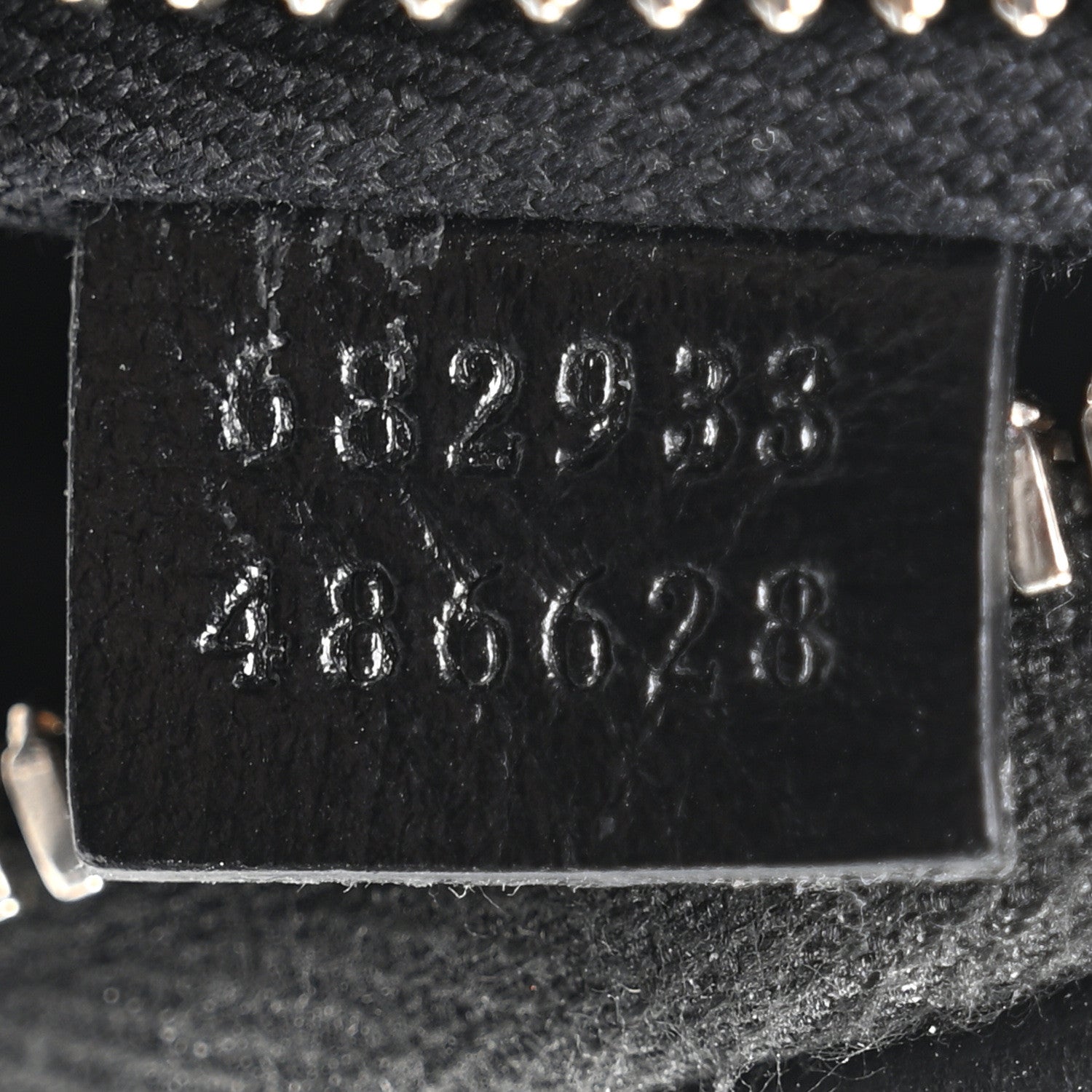 GG Supreme Monogram Textured Calfskin Retro Interlocking G Belt Bag Black
