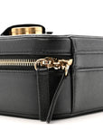 Caviar Quilted Medium CC Filigree Vanity Case Black