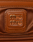 Nappa Small Beau Top Handle Bag Cognac
