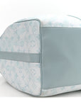 Monogram Aquagarden Keepall Bandouliere 50 Crystal Blue