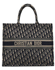 Oblique Large Book Tote Blue Multicolor