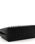 Nappa Intrecciato Medium Andiamo Shoulder Bag Black
