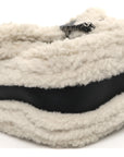 Sakai Be Green Calfskin Shearling Mini Dionysus Top Handle Bag Black