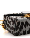 Pony Hair 30 Montaigne Box Bag Blue