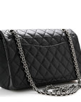 Aged Calfskin Quilted 2.55 Reissue 225 Flap Black