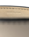 Grained Calfskin Mini J'AD1OR Chain Flap Bag Latte