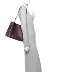 Damier Ebene Neonoe MM Cherry Berry