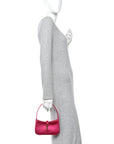 Satin Le 5 A 7 Mini Hobo Guava Pink