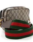 GG Supreme Monogram Web Mini Ophidia Bag Beige Ebony