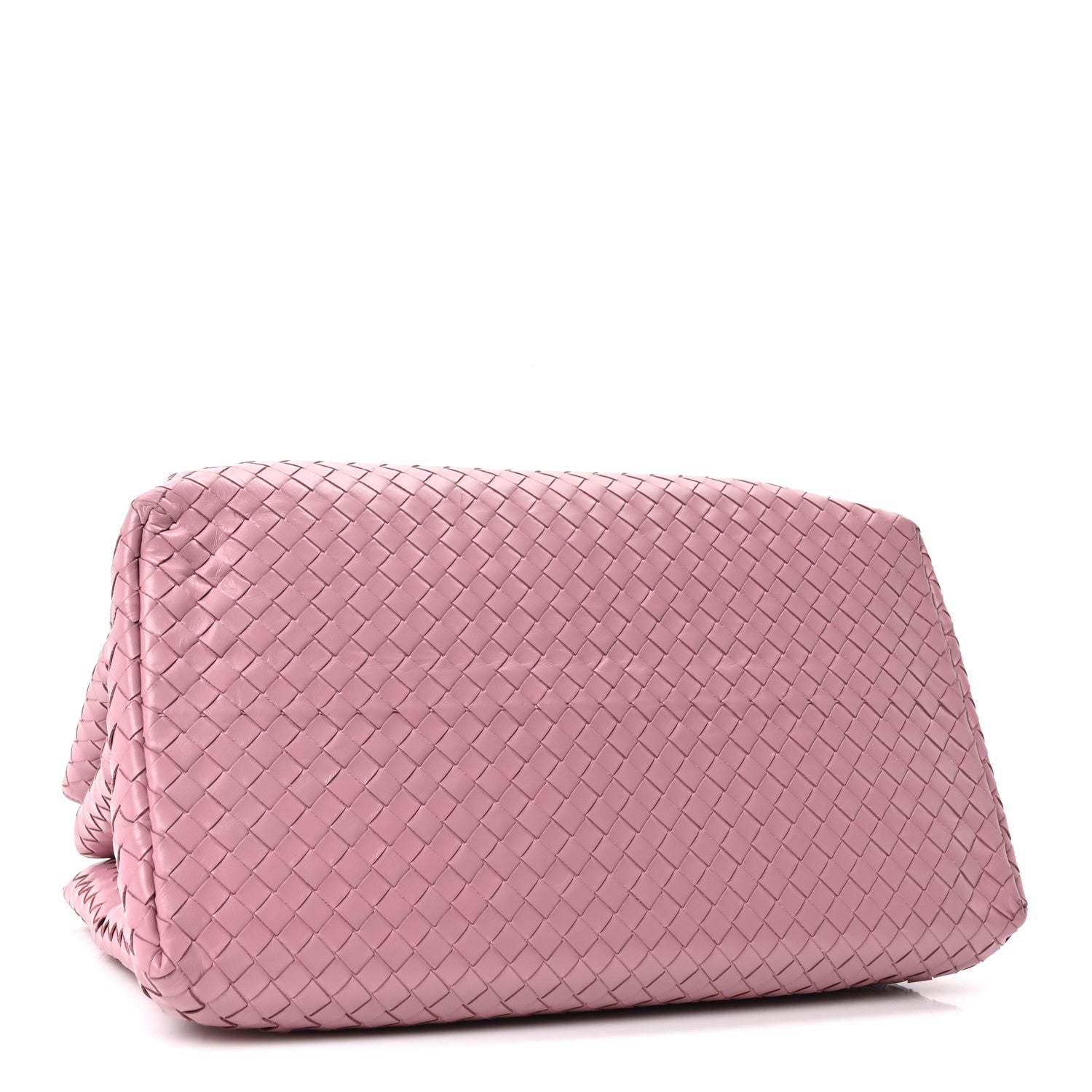 Light Calf Intrecciato Medium Roma Mallow