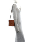 Smooth Calfskin Medium Cuir Triomphe Box Tan