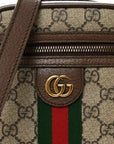 GG Supreme Monogram Web Mini Ophidia Messenger Brown