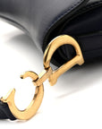 Calfskin Mini Saddle Bag Blue