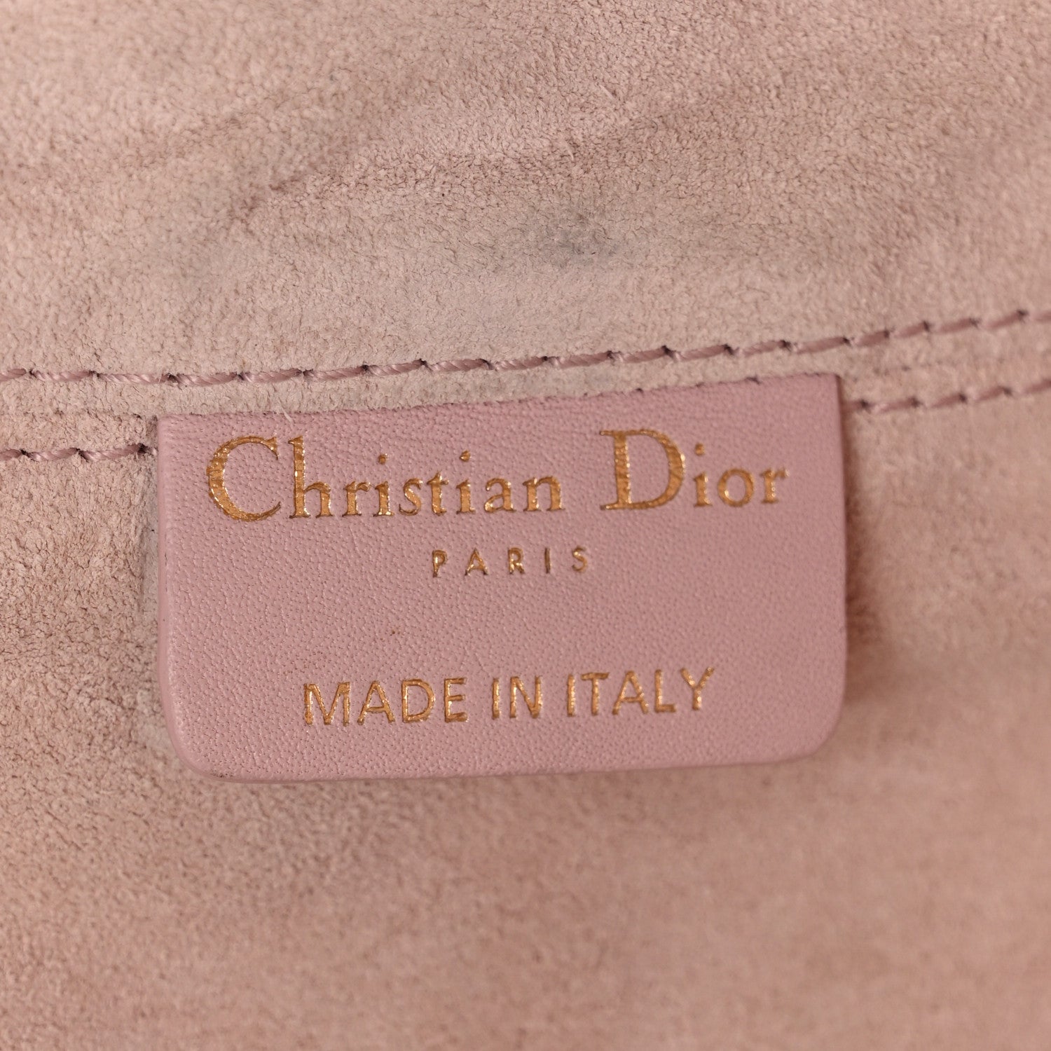 Calfskin Macrocannage Medium Toujours Powder Pink