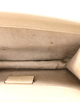 Textured Calfskin Crystal Mini Dionysus Shoulder Bag Mystic White