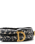 Oblique Mini Saddle Bag Blue