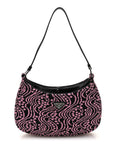 Maglia Jacquard Cleo Shoulder Bag Black Rosa