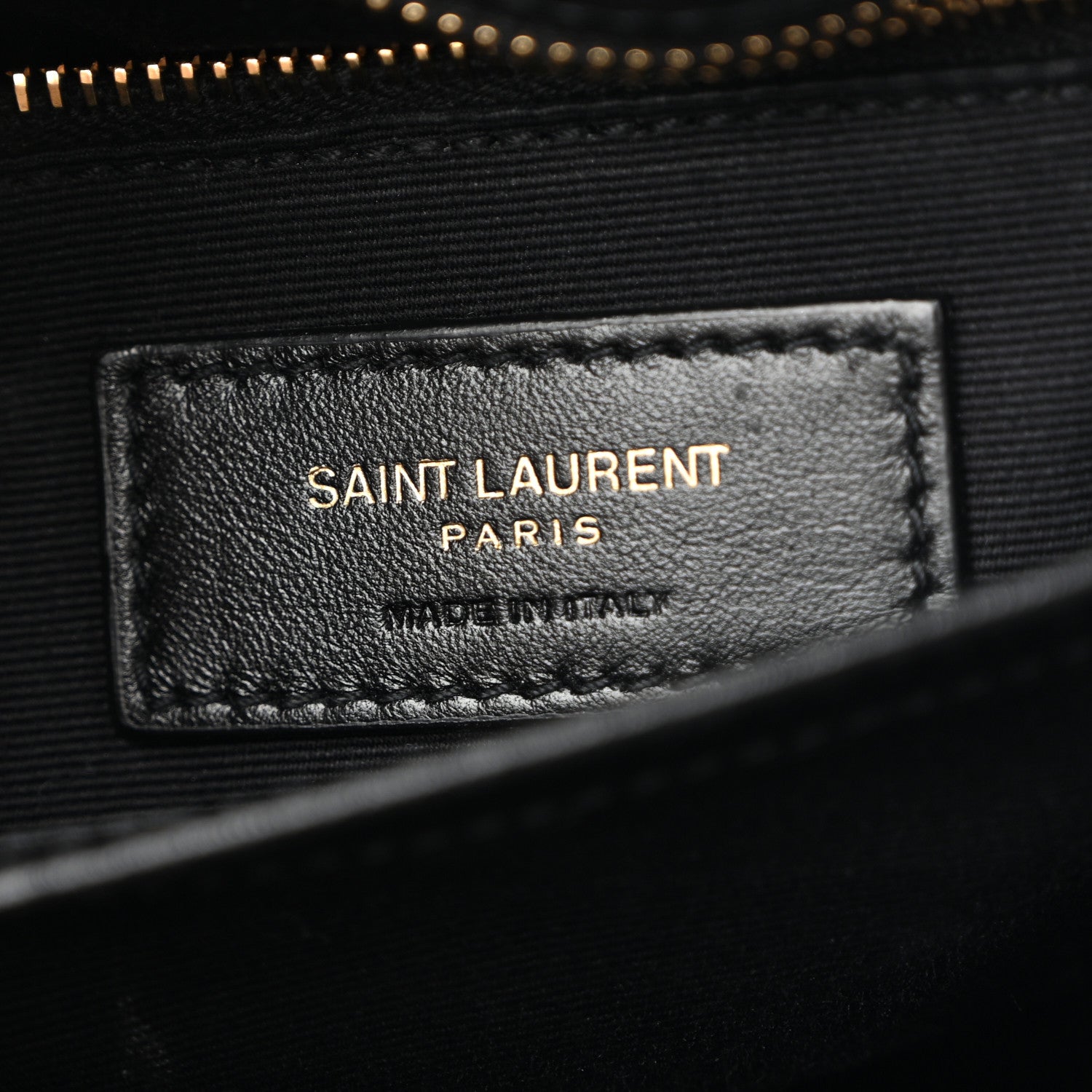 Calfskin Y Quilted Monogram Toy Loulou Crossbody Bag Black