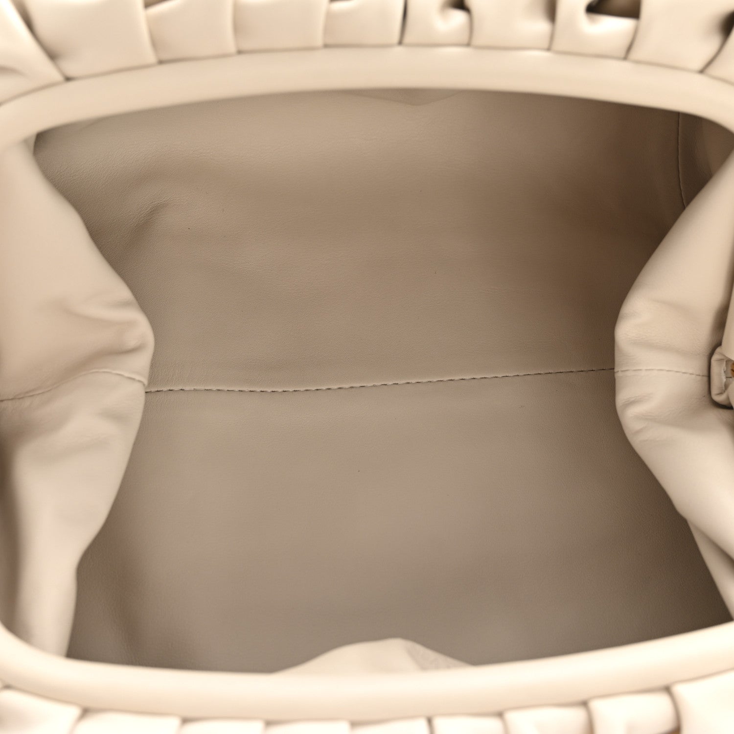 Smooth Butter Calf The Pouch Oversized Clutch Plaster