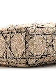 Tweed Cannage Medium Lady D-Joy Natural Black