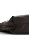 Calfskin Mini Flamenco Knot Bag Chocolate