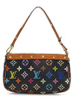 Monogram Multicolor Pochette Accessories Black