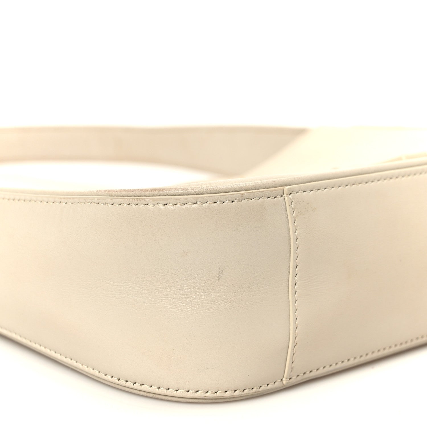 Smooth Calfskin Le 5 A 7 Hobo Blanc Vintage