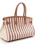 Toile Swift Broderie Shoulder Birkin Light 39 Gold Fauve Rose Pop Black